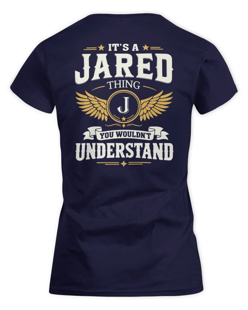 JARED KT06-M008 It’s a [NAME] Thing – You Wouldn’t Understand | Personalized Vintage T-Shirt - Women's Standard T-Shirt - Navy