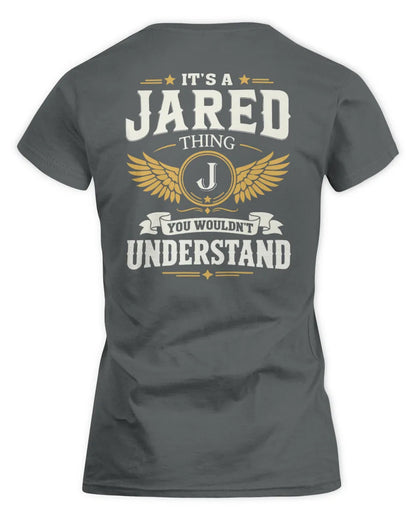 JARED KT06-M008 It’s a [NAME] Thing – You Wouldn’t Understand | Personalized Vintage T-Shirt - Women's Standard T-Shirt - Charcoal