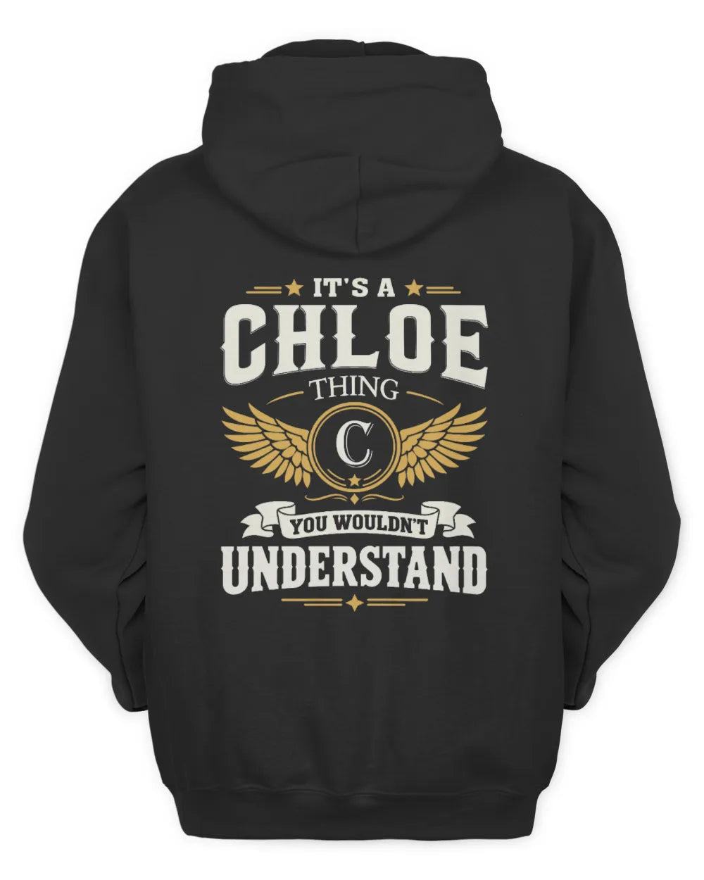 CHLOE KT06-M008 It’s a [NAME] Thing – You Wouldn’t Understand | Personalized Vintage T-Shirt - Unisex Hoodie - Black