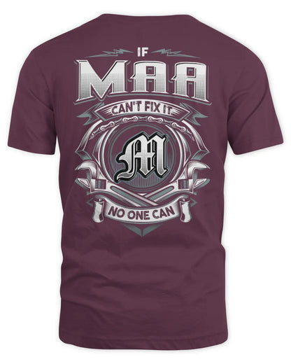 MAA AP81-K4-626 - Personalized Ahmed Quote Apparel “If Ahmed Can't Fix It, No One Can” - Unisex Standard T-Shirt - Maroon
