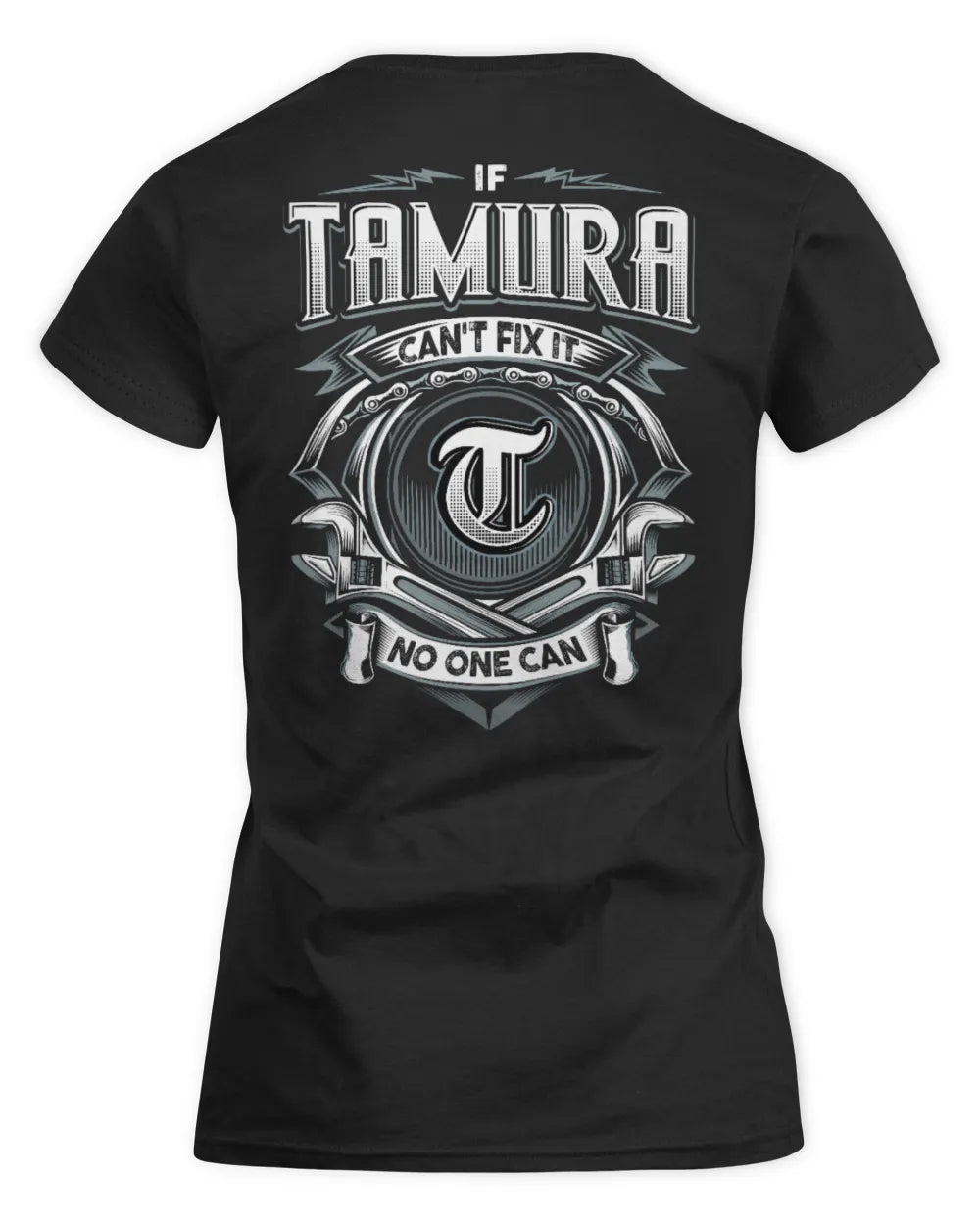 TAMURA AP81-K4-626 - Personalized Ahmed Quote Apparel “If Ahmed Can't Fix It, No One Can” - Women's Standard T-Shirt - Black