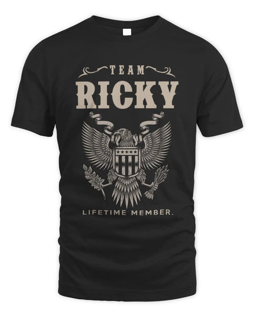 RICKY TP06-K82 – Personalized Classic Style Apparel “Team NAME Lifetime Member”