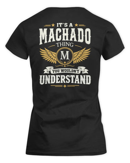 MACHADO KT06-M008 It’s a [NAME] Thing – You Wouldn’t Understand | Personalized Vintage T-Shirt - Women's Standard T-Shirt - Black