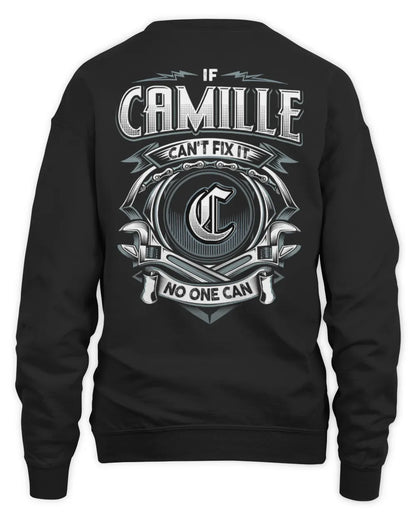 CAMILLE AP81-K4-626 - Personalized Ahmed Quote Apparel “If Ahmed Can't Fix It, No One Can” - Unisex Sweatshirt - Black