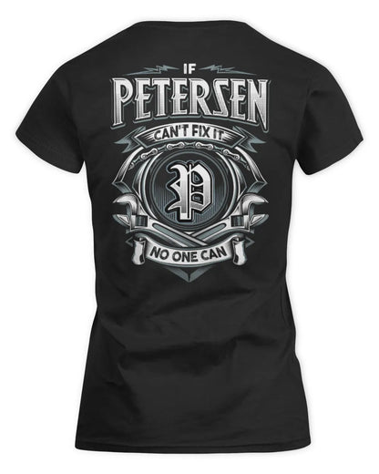PETERSEN AP81-K4-626 - Personalized Ahmed Quote Apparel “If Ahmed Can't Fix It, No One Can” - Women's Standard T-Shirt - Black