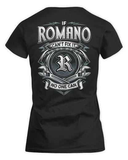 ROMANO AP81-K4-626 - Personalized Ahmed Quote Apparel “If Ahmed Can't Fix It, No One Can” - Women's Standard T-Shirt - Black