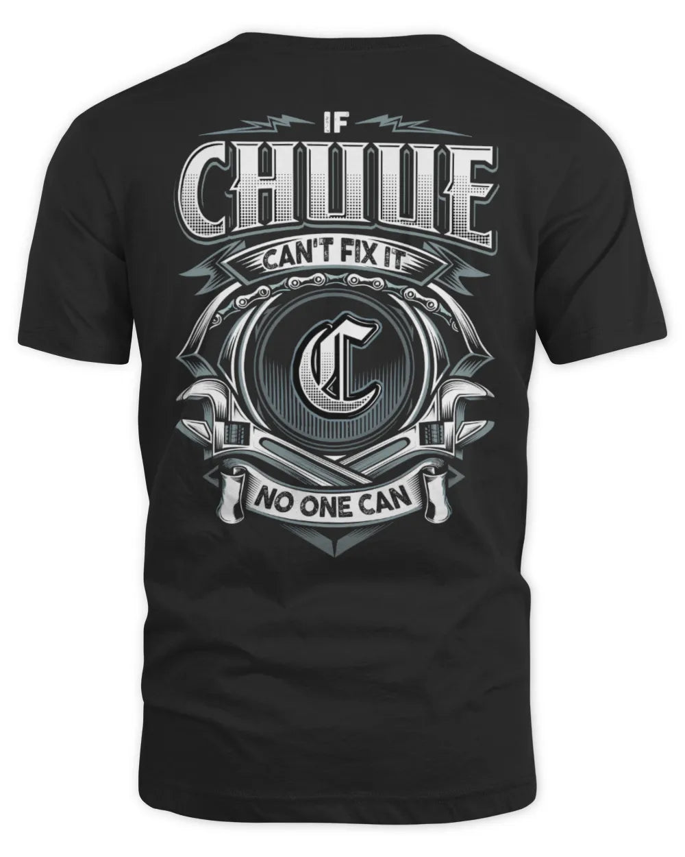 CHUUE AP81-K4-626 - Personalized Ahmed Quote Apparel “If Ahmed Can't Fix It, No One Can” - Unisex Standard T-Shirt - Black
