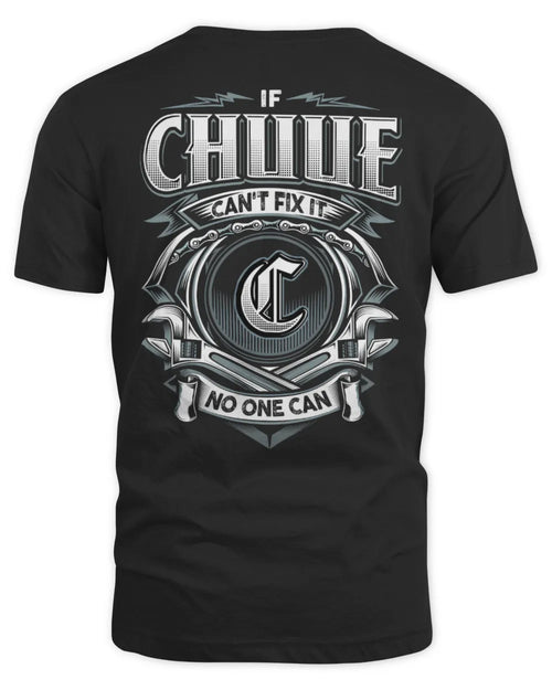 CHUUE AP81-K4-626 - Personalized Ahmed Quote Apparel “If Ahmed Can't Fix It, No One Can” - Unisex Standard T-Shirt - Black