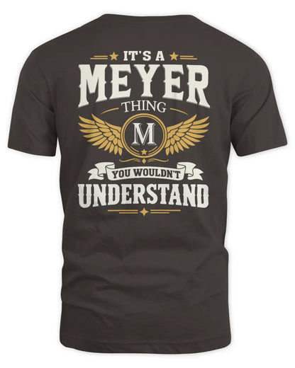 MEYER KT06-M008 It’s a [NAME] Thing – You Wouldn’t Understand | Personalized Vintage T-Shirt - Unisex Standard T-Shirt - Dark Chocolate