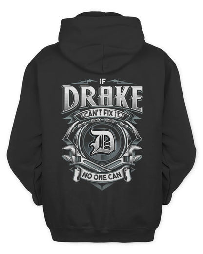 DRAKE AP81-K4-626 - Personalized Ahmed Quote Apparel “If Ahmed Can't Fix It, No One Can” - Unisex Hoodie - Black