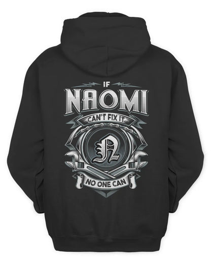 NAOMI AP81-K4-626 - Personalized Ahmed Quote Apparel “If Ahmed Can't Fix It, No One Can” - Unisex Hoodie - Black