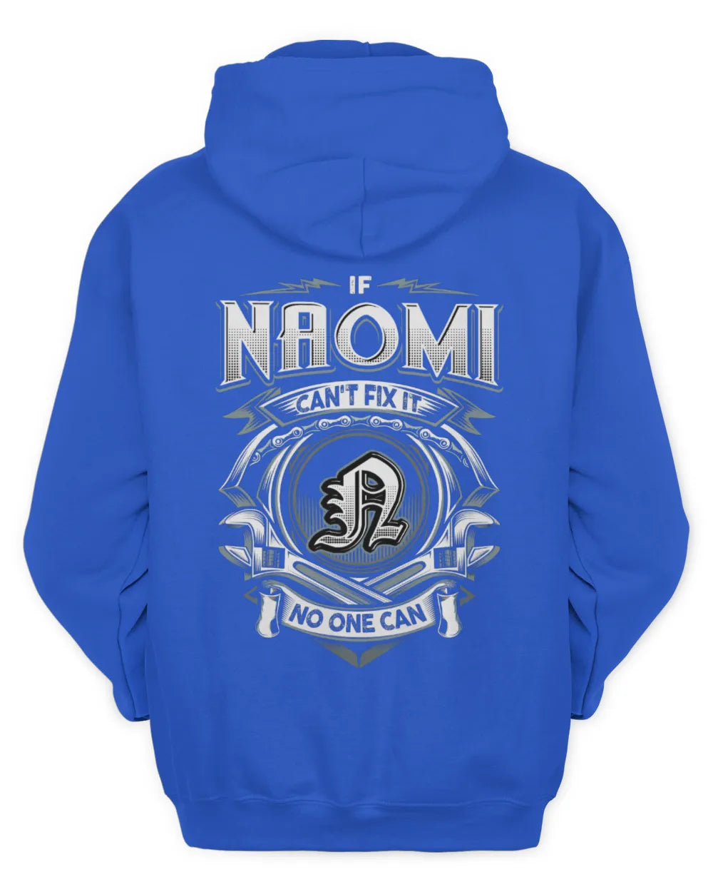 NAOMI AP81-K4-626 - Personalized Ahmed Quote Apparel “If Ahmed Can't Fix It, No One Can” - Unisex Hoodie - Royal