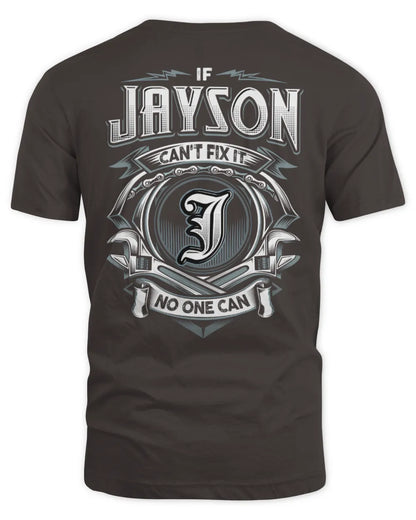 JAYSON AP81-K4-626 - Personalized Ahmed Quote Apparel “If Ahmed Can't Fix It, No One Can” - Unisex Standard T-Shirt - Dark Chocolate