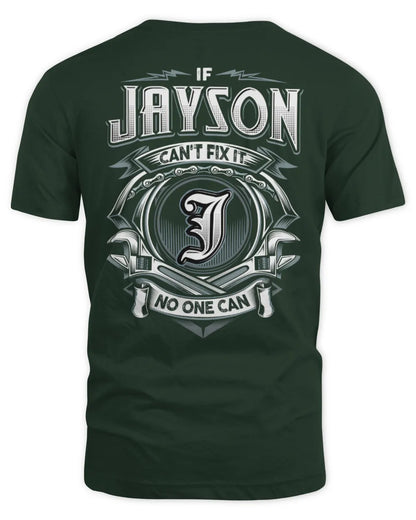 JAYSON AP81-K4-626 - Personalized Ahmed Quote Apparel “If Ahmed Can't Fix It, No One Can” - Unisex Standard T-Shirt - Forest Green