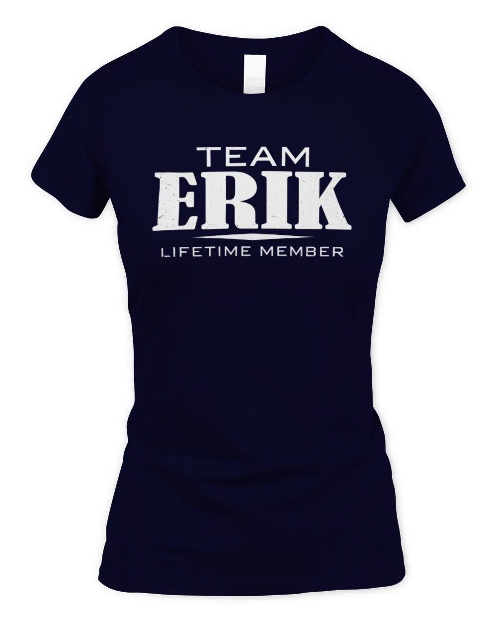 ERIK BL62-K4-128 - Personalized “Team NAME Lifetime Member” - Women's Standard T-Shirt - Navy