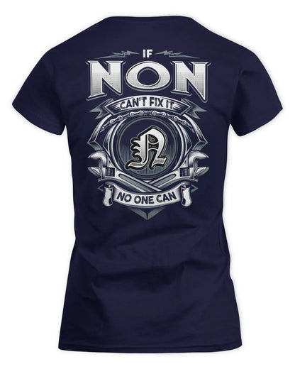 NON AP81-K4-626 - Personalized Ahmed Quote Apparel “If Ahmed Can't Fix It, No One Can” - Women's Standard T-Shirt - Navy