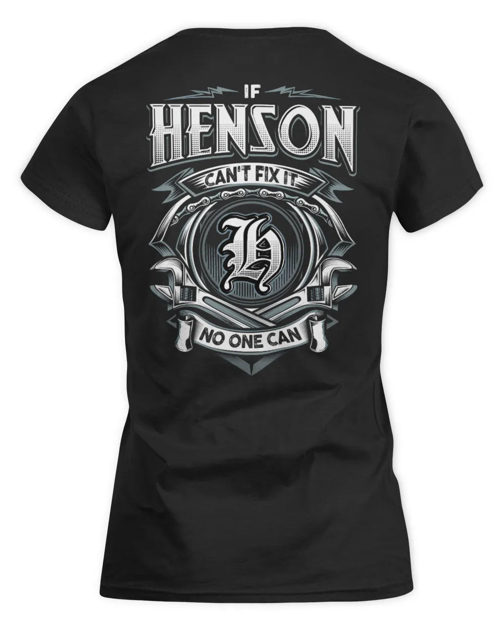 HENSON AP81-K4-626 - Personalized Ahmed Quote Apparel “If Ahmed Can't Fix It, No One Can” - Women's Standard T-Shirt - Black
