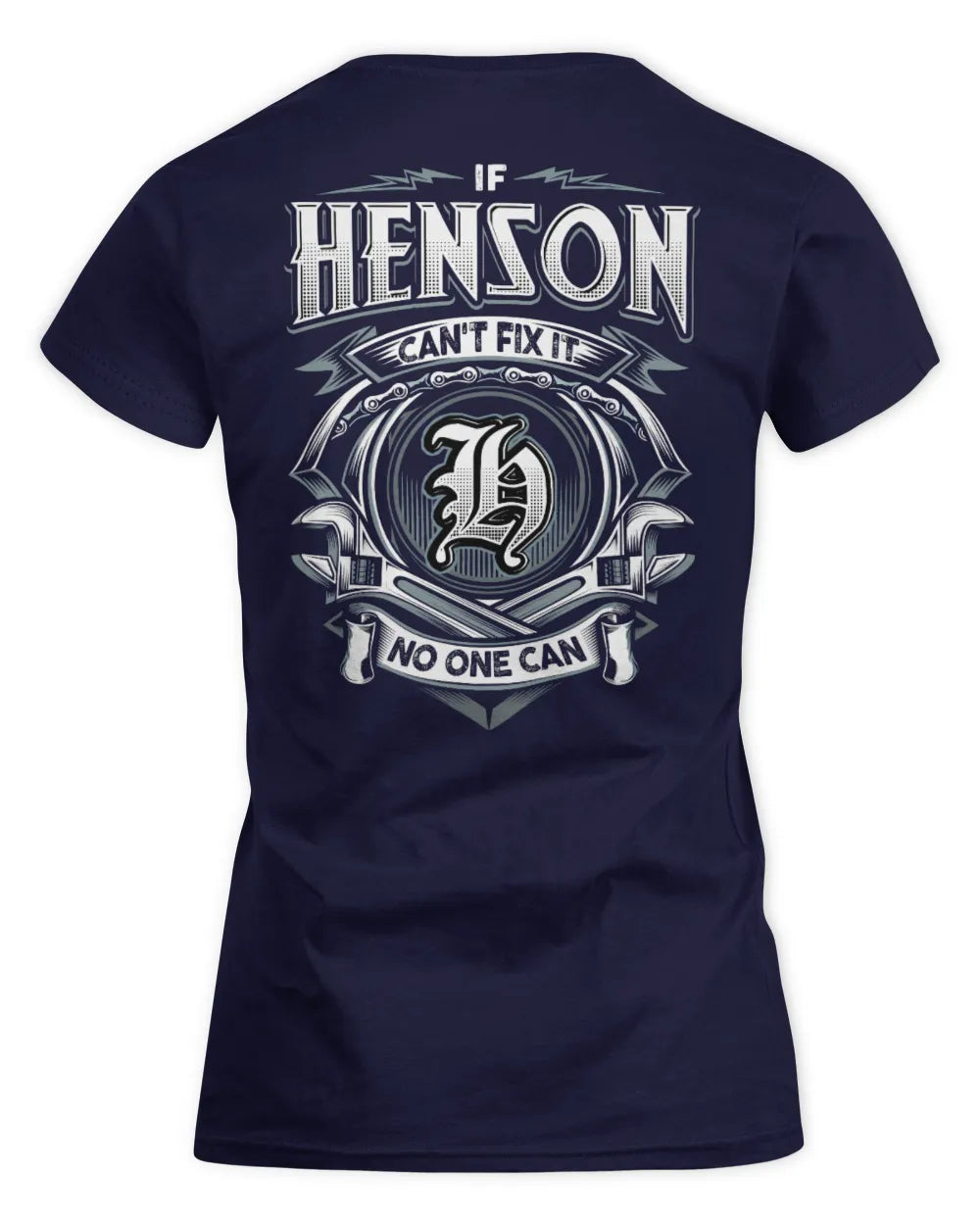 HENSON AP81-K4-626 - Personalized Ahmed Quote Apparel “If Ahmed Can't Fix It, No One Can” - Women's Standard T-Shirt - Navy