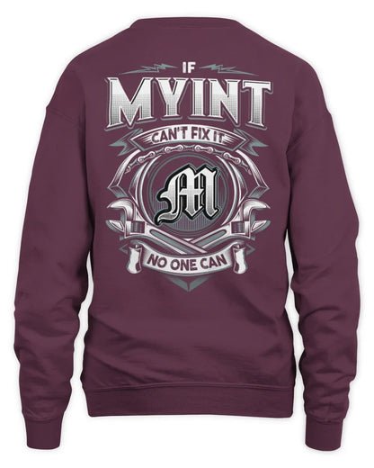MYINT AP81-K4-626 - Personalized Ahmed Quote Apparel “If Ahmed Can't Fix It, No One Can” - Unisex Sweatshirt - Maroon