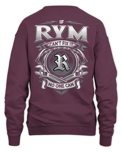 RYM AP81-K4-626 - Personalized Ahmed Quote Apparel “If Ahmed Can't Fix It, No One Can” - Unisex Sweatshirt - Maroon
