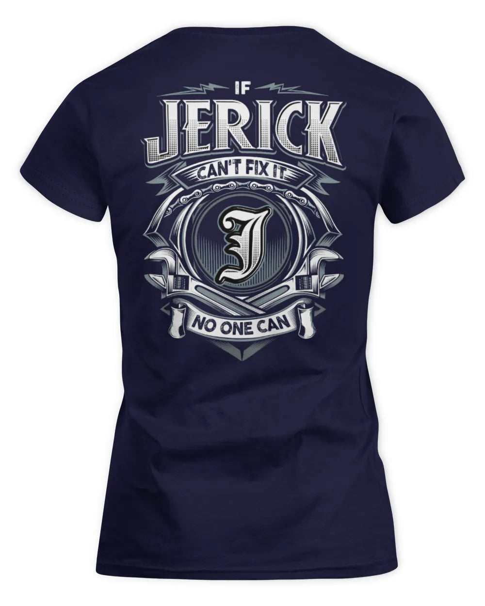 JERICK AP81-K4-626 - Personalized Ahmed Quote Apparel “If Ahmed Can't Fix It, No One Can” - Women's Standard T-Shirt - Navy