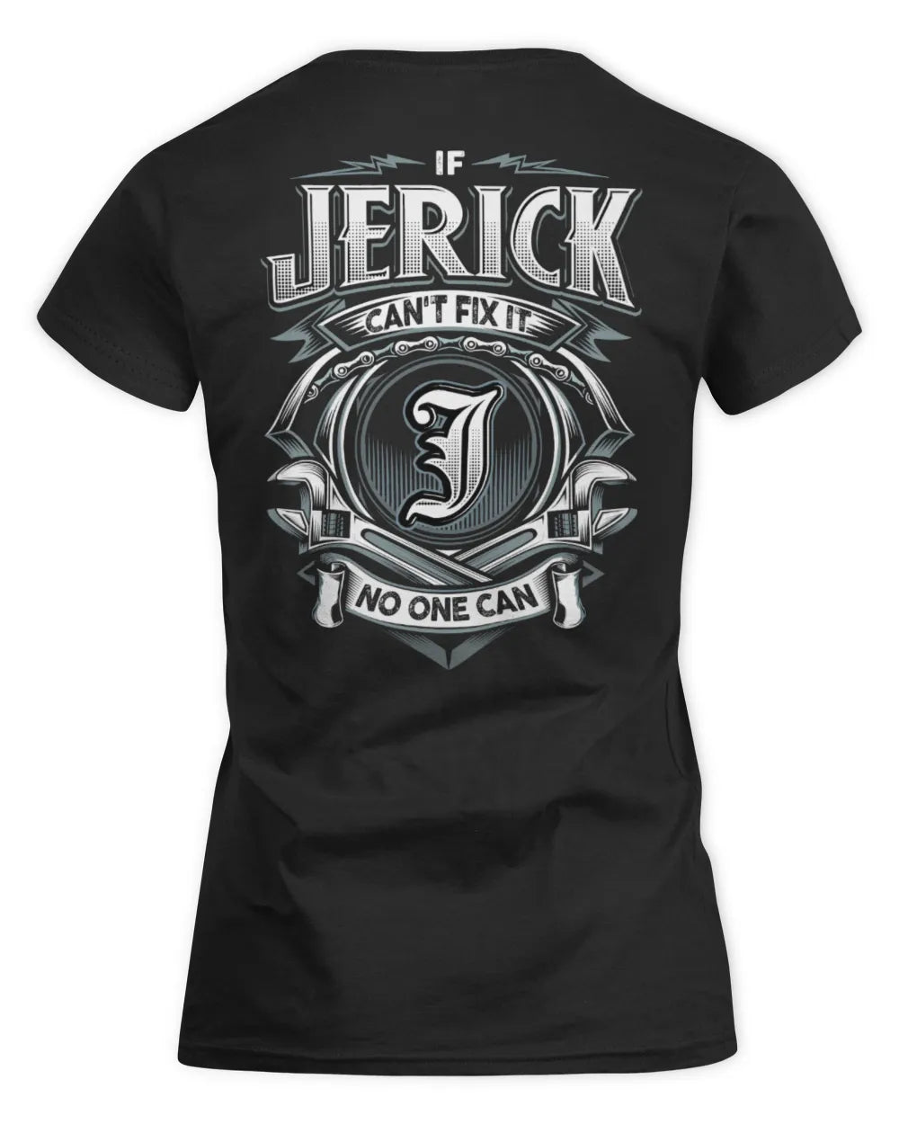 JERICK AP81-K4-626 - Personalized Ahmed Quote Apparel “If Ahmed Can't Fix It, No One Can” - Women's Standard T-Shirt - Black
