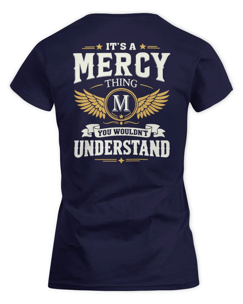 MERCY KT06-M008 It’s a [NAME] Thing – You Wouldn’t Understand | Personalized Vintage T-Shirt - Women's Standard T-Shirt - Navy