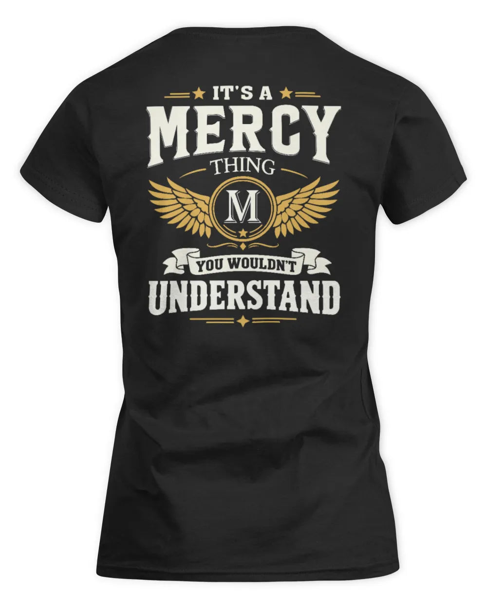 MERCY KT06-M008 It’s a [NAME] Thing – You Wouldn’t Understand | Personalized Vintage T-Shirt - Women's Standard T-Shirt - Black