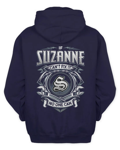 SUZANNE AP81-K4-626 - Personalized Ahmed Quote Apparel “If Ahmed Can't Fix It, No One Can” - Unisex Hoodie - Navy