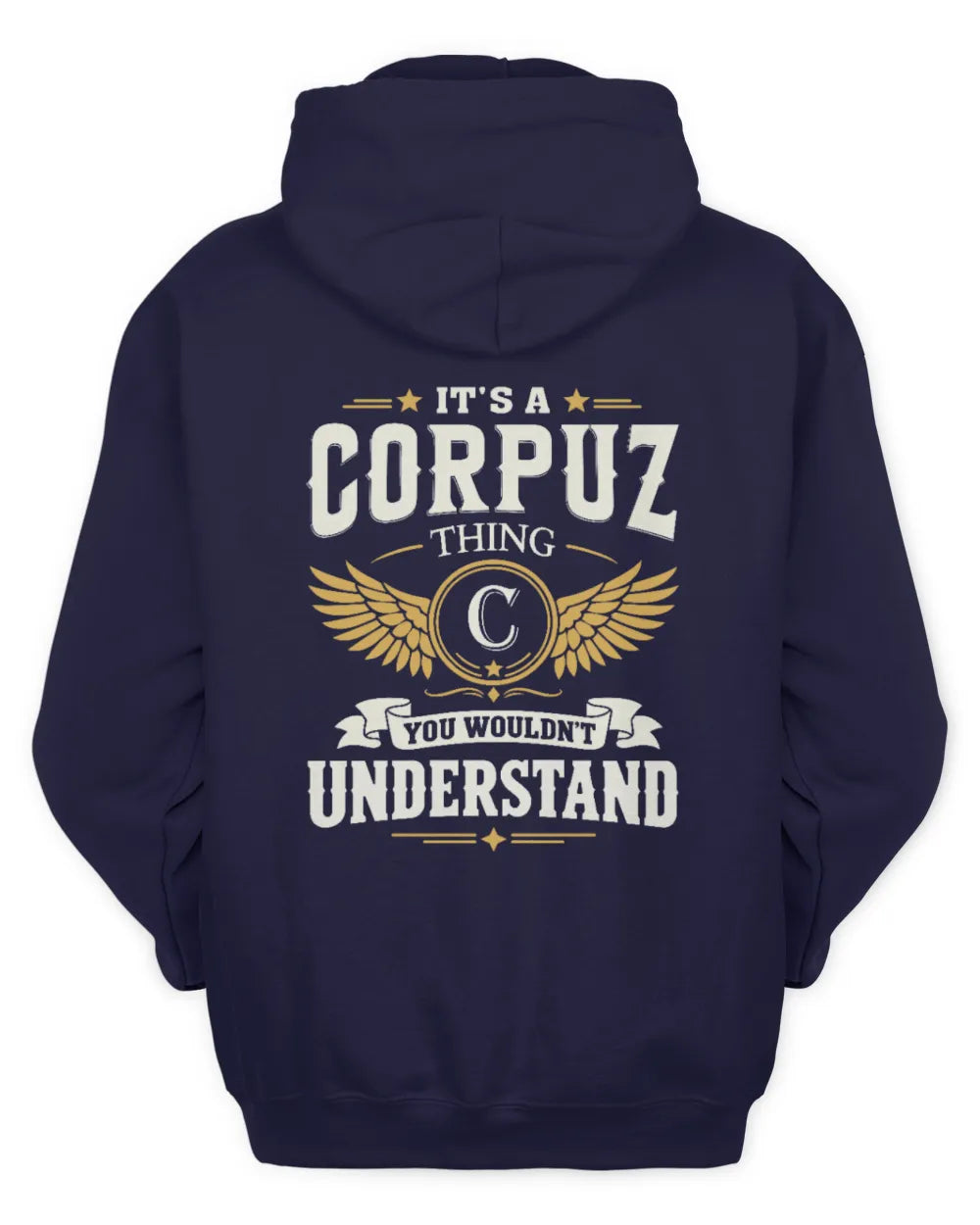 CORPUZ KT06-M008 It’s a [NAME] Thing – You Wouldn’t Understand | Personalized Vintage T-Shirt - Unisex Hoodie - Navy