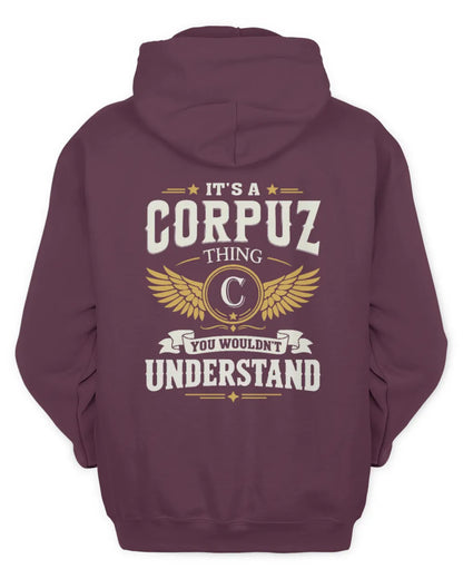 CORPUZ KT06-M008 It’s a [NAME] Thing – You Wouldn’t Understand | Personalized Vintage T-Shirt - Unisex Hoodie - Maroon