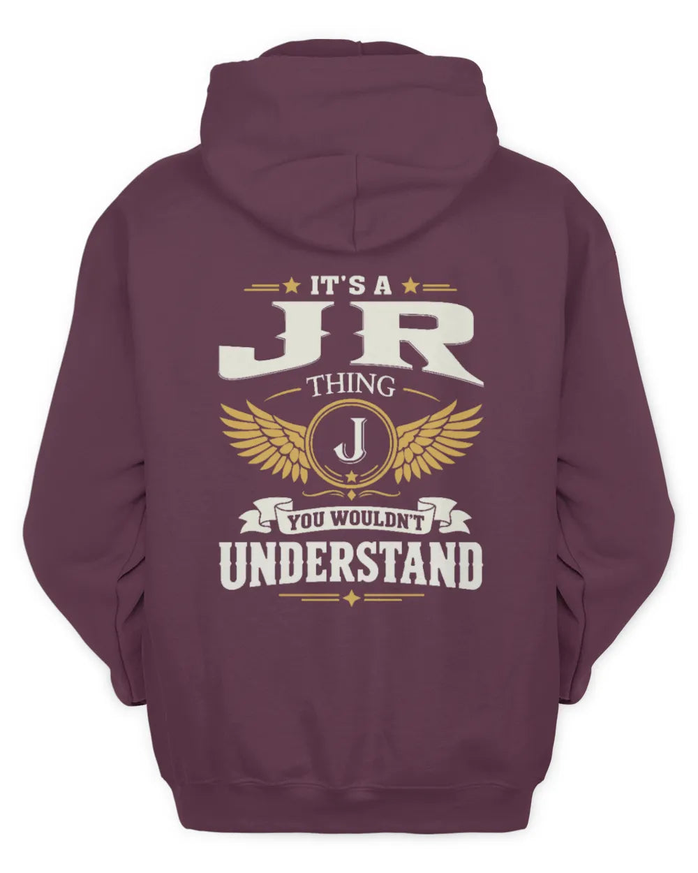 JR KT06-M008 It’s a [NAME] Thing – You Wouldn’t Understand | Personalized Vintage T-Shirt - Unisex Hoodie - Maroon