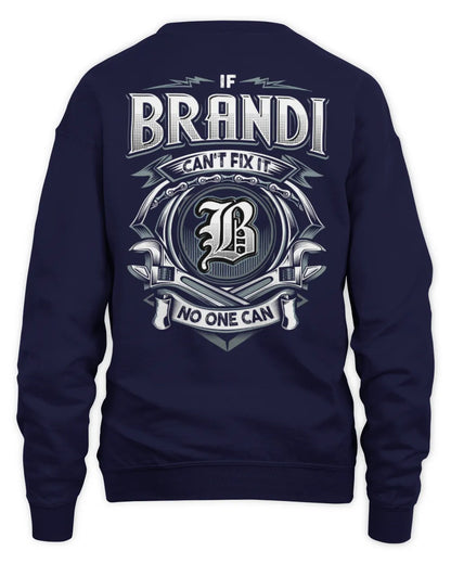 BRANDI AP81-K4-626 - Personalized Ahmed Quote Apparel “If Ahmed Can't Fix It, No One Can” - Unisex Sweatshirt - Navy