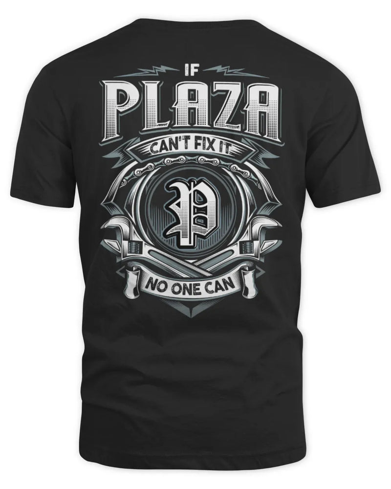 PLAZA AP81-K4-626 - Personalized Ahmed Quote Apparel “If Ahmed Can't Fix It, No One Can” - Unisex Standard T-Shirt - Black