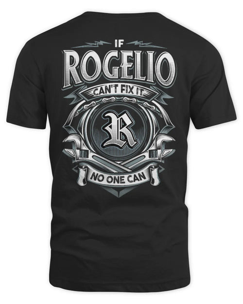 ROGELIO AP81-K4-626 - Personalized Ahmed Quote Apparel “If Ahmed Can't Fix It, No One Can” - Unisex Standard T-Shirt - Black