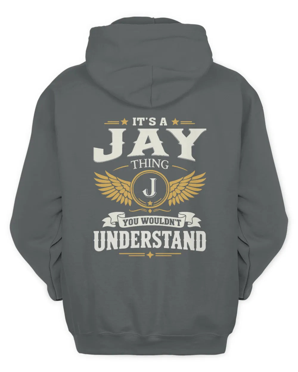 JAY KT06-M008 It’s a [NAME] Thing – You Wouldn’t Understand | Personalized Vintage T-Shirt - Unisex Hoodie - Charcoal