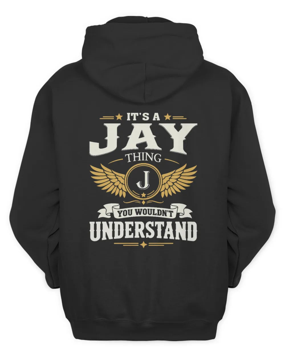JAY KT06-M008 It’s a [NAME] Thing – You Wouldn’t Understand | Personalized Vintage T-Shirt - Unisex Hoodie - Black