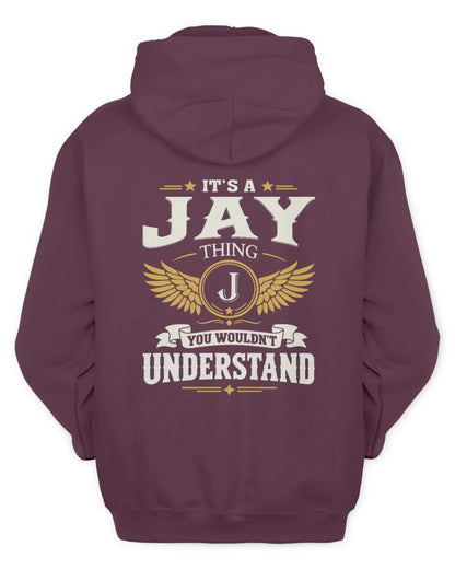 JAY KT06-M008 It’s a [NAME] Thing – You Wouldn’t Understand | Personalized Vintage T-Shirt - Unisex Hoodie - Maroon
