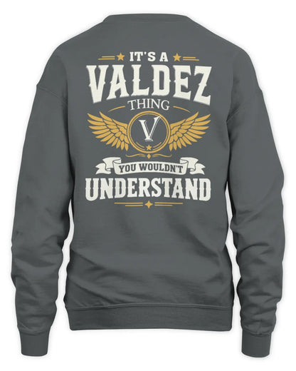 VALDEZ KT06-M008 It’s a [NAME] Thing – You Wouldn’t Understand | Personalized Vintage T-Shirt - Unisex Sweatshirt - Charcoal