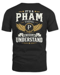 PHAM KT06-M008 It’s a [NAME] Thing – You Wouldn’t Understand | Personalized Vintage T-Shirt - Unisex Standard T-Shirt - Black