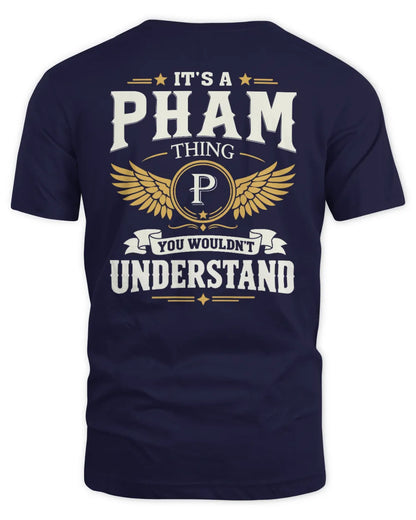 PHAM KT06-M008 It’s a [NAME] Thing – You Wouldn’t Understand | Personalized Vintage T-Shirt - Unisex Standard T-Shirt - Navy