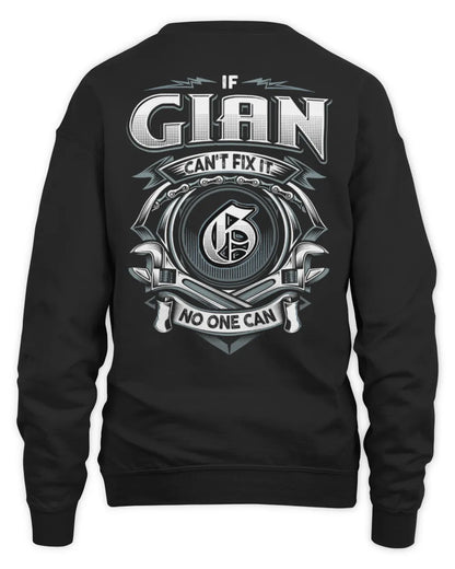 GIAN AP81-K4-626 - Personalized Ahmed Quote Apparel “If Ahmed Can't Fix It, No One Can” - Unisex Sweatshirt - Black