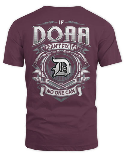 DOAA AP81-K4-626 - Personalized Ahmed Quote Apparel “If Ahmed Can't Fix It, No One Can” - Unisex Standard T-Shirt - Maroon