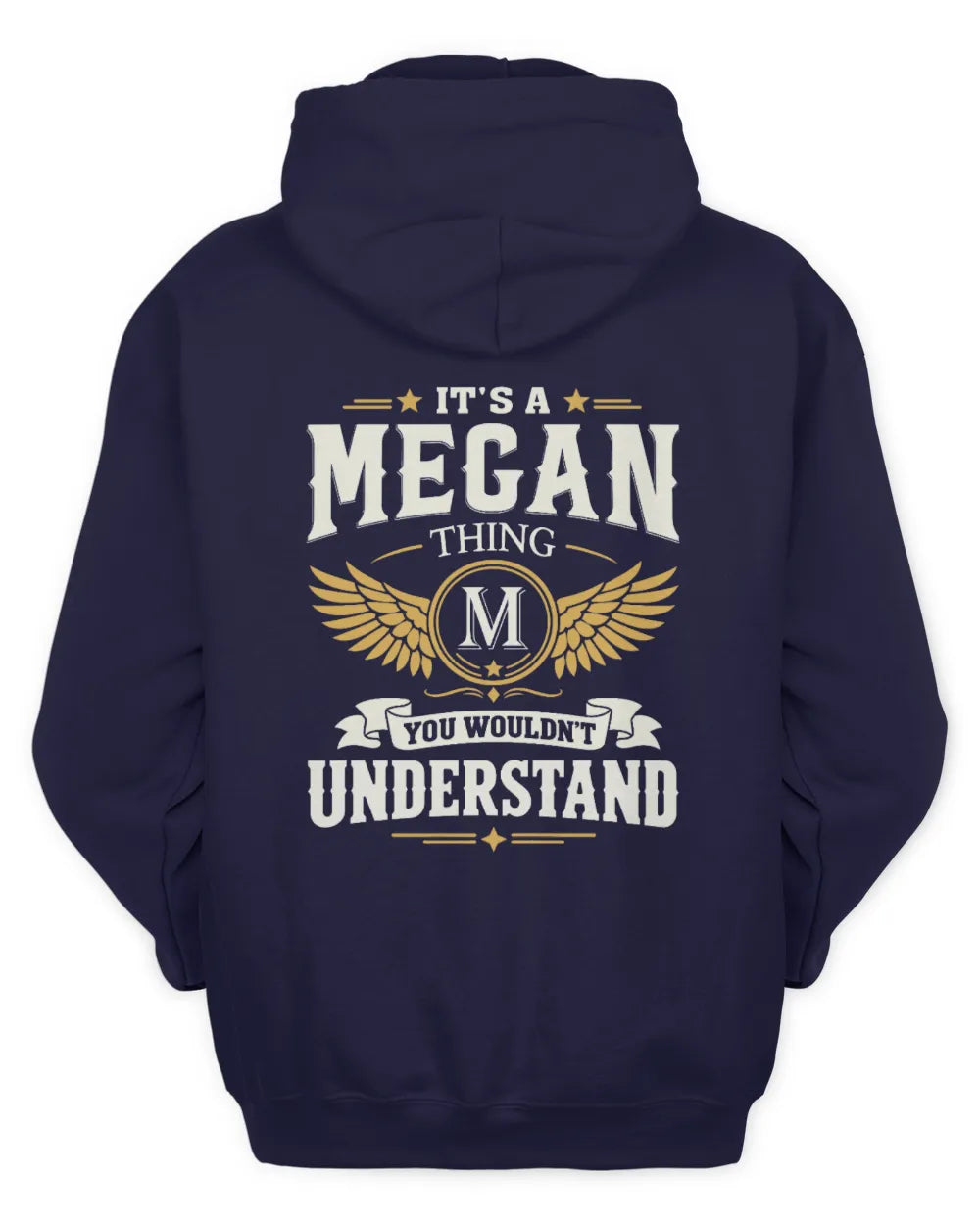 MEGAN KT06-M008 It’s a [NAME] Thing – You Wouldn’t Understand | Personalized Vintage T-Shirt - Unisex Hoodie - Navy