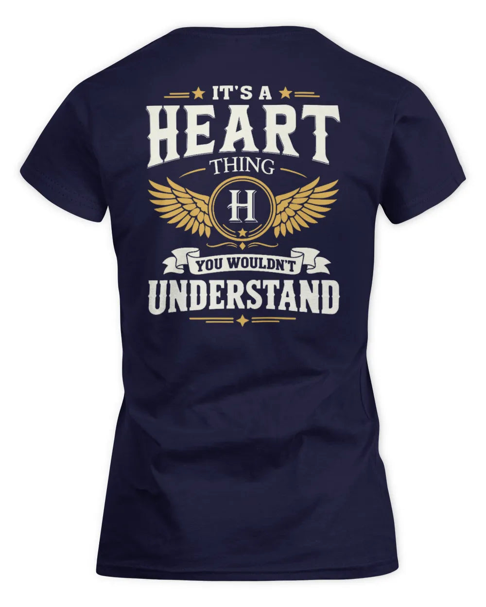 HEART KT06-M008 It’s a [NAME] Thing – You Wouldn’t Understand | Personalized Vintage T-Shirt - Women's Standard T-Shirt - Navy