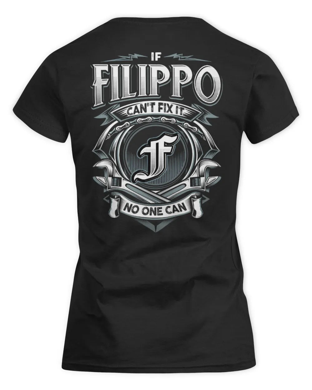 FILIPPO AP81-K4-626 - Personalized Ahmed Quote Apparel “If Ahmed Can't Fix It, No One Can” - Women's Standard T-Shirt - Black