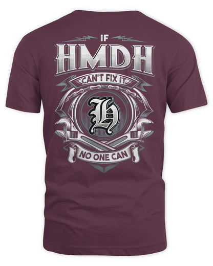 HMDH AP81-K4-626 - Personalized Ahmed Quote Apparel “If Ahmed Can't Fix It, No One Can” - Unisex Standard T-Shirt - Maroon
