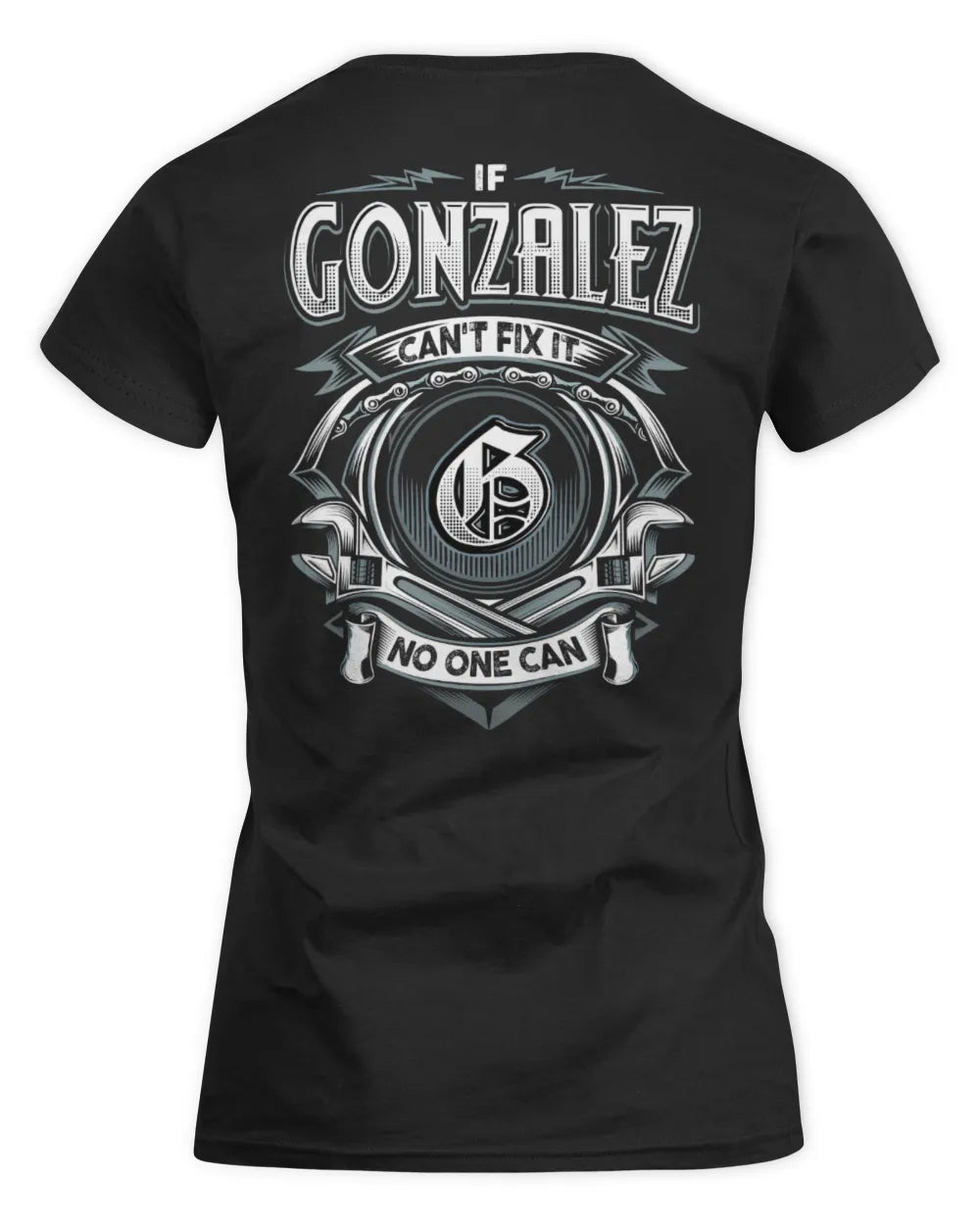 GONZALEZ AP81-K4-626 - Personalized Ahmed Quote Apparel “If Ahmed Can't Fix It, No One Can” - Women's Standard T-Shirt - Black