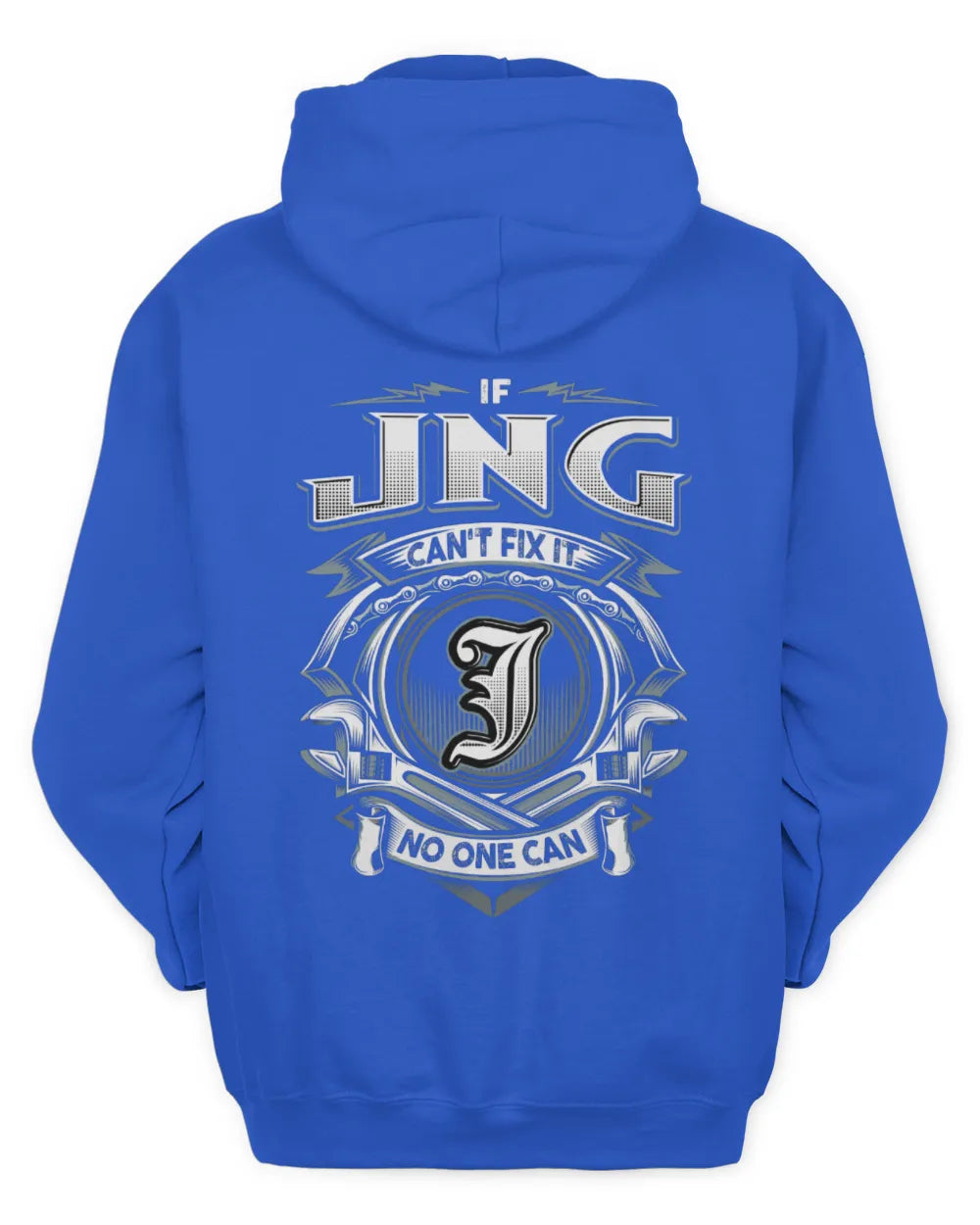 JNG AP81-K4-626 - Personalized Ahmed Quote Apparel “If Ahmed Can't Fix It, No One Can” - Unisex Hoodie - Royal