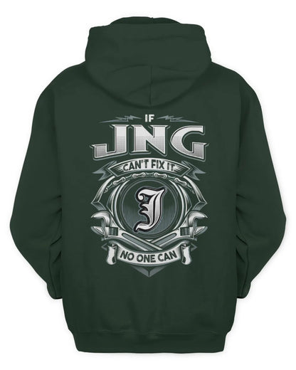 JNG AP81-K4-626 - Personalized Ahmed Quote Apparel “If Ahmed Can't Fix It, No One Can” - Unisex Hoodie - Forest Green